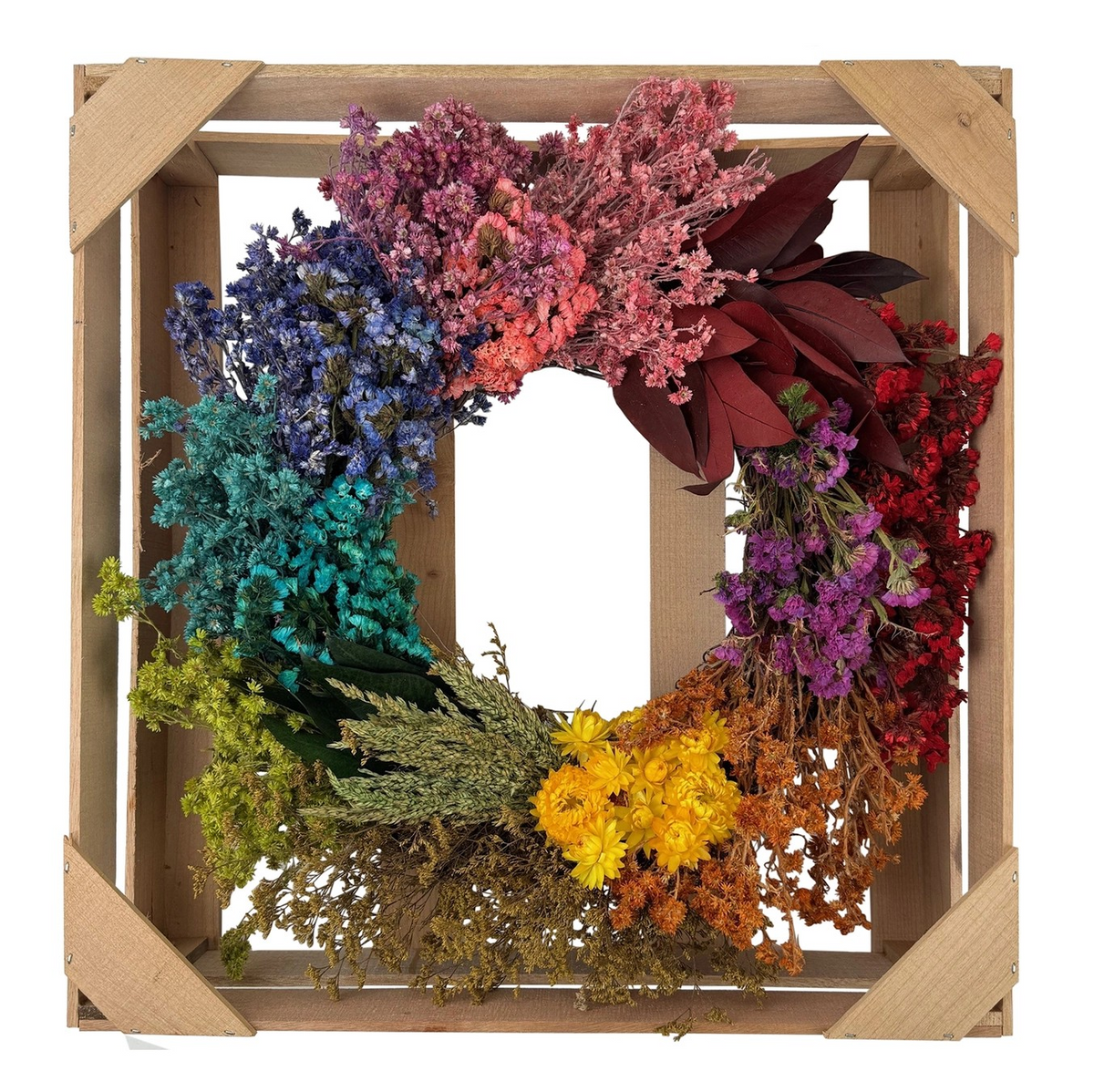 The Kaleidoscope Wreath 18"