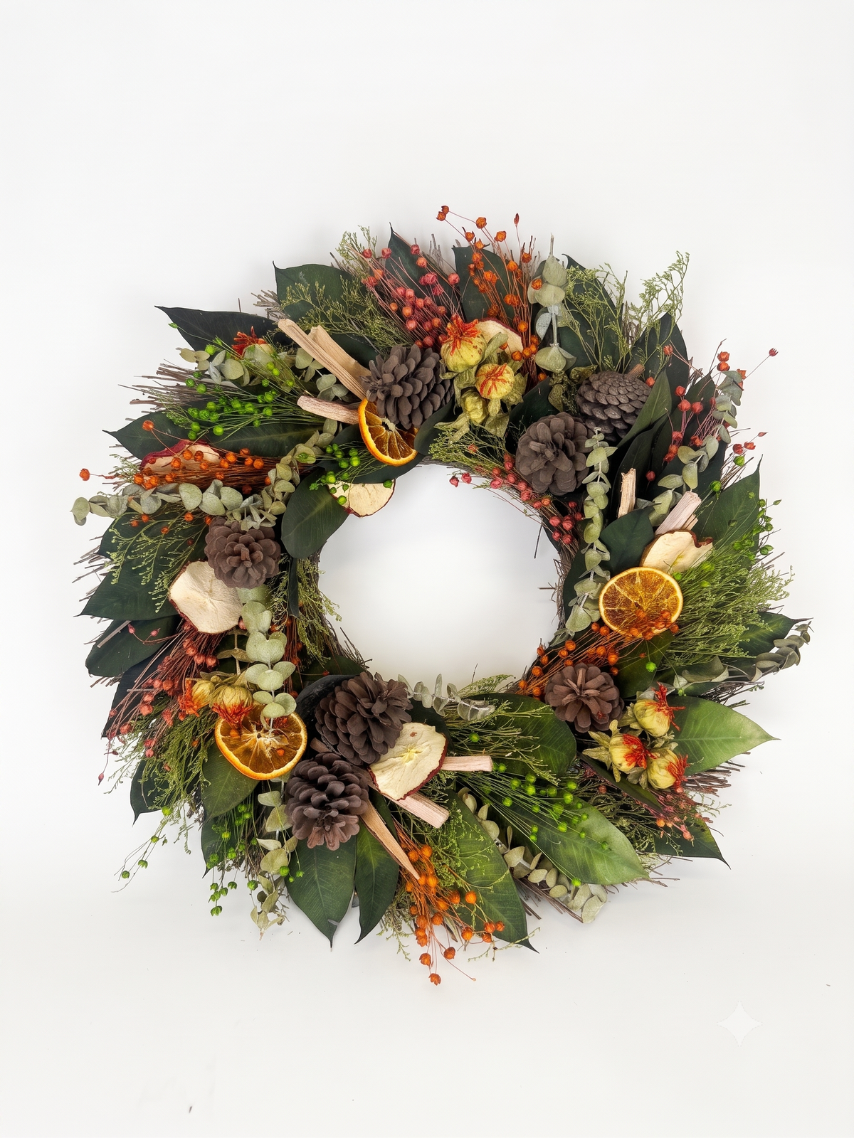 Country Citrus Fall Wreath