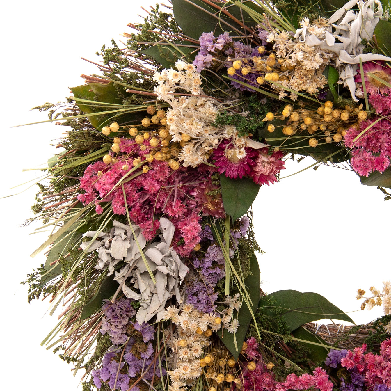 Floral Sage Wreath, 18"