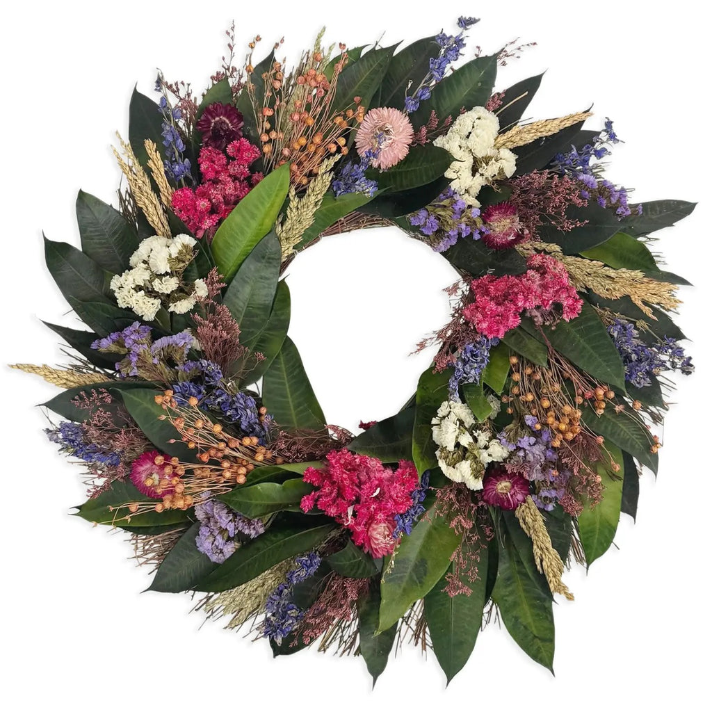 Magnolia Harvest Wreath, 18"