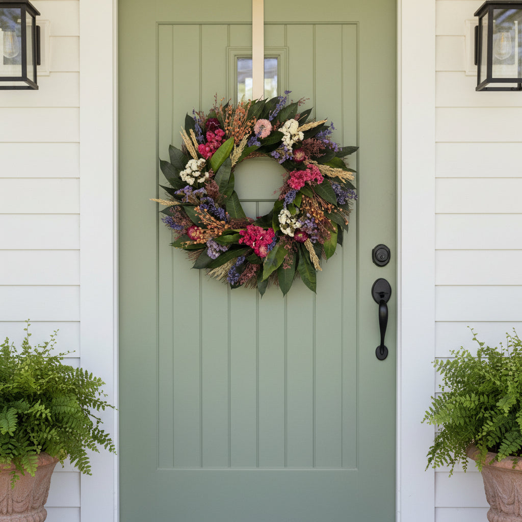 Magnolia Harvest Wreath, 18"