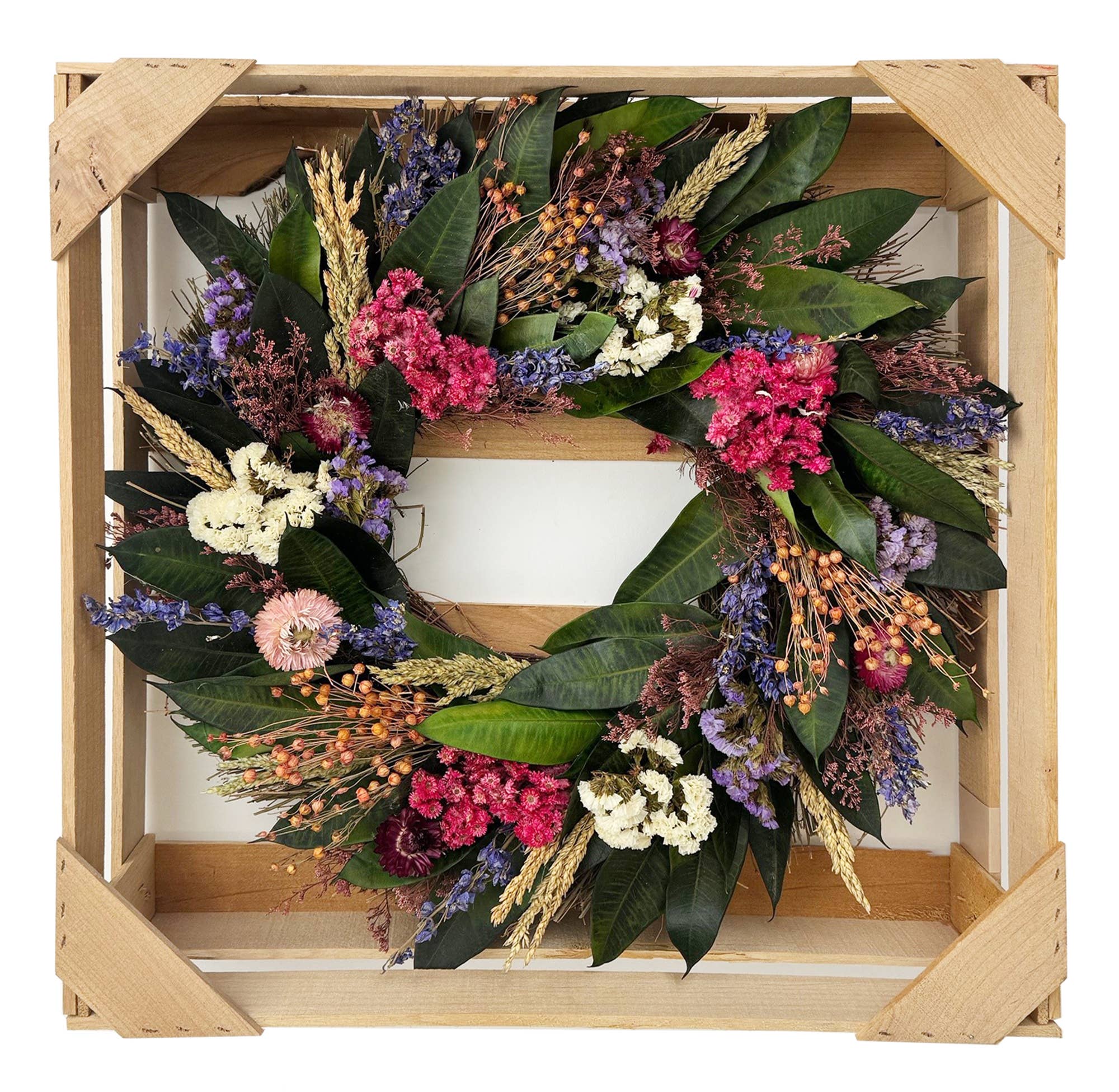 Magnolia Harvest Wreath, 18"