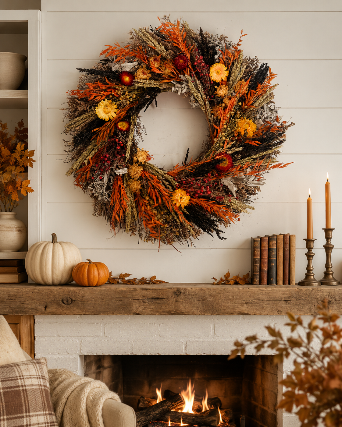 The Autumn Tapestry Wreath 18"