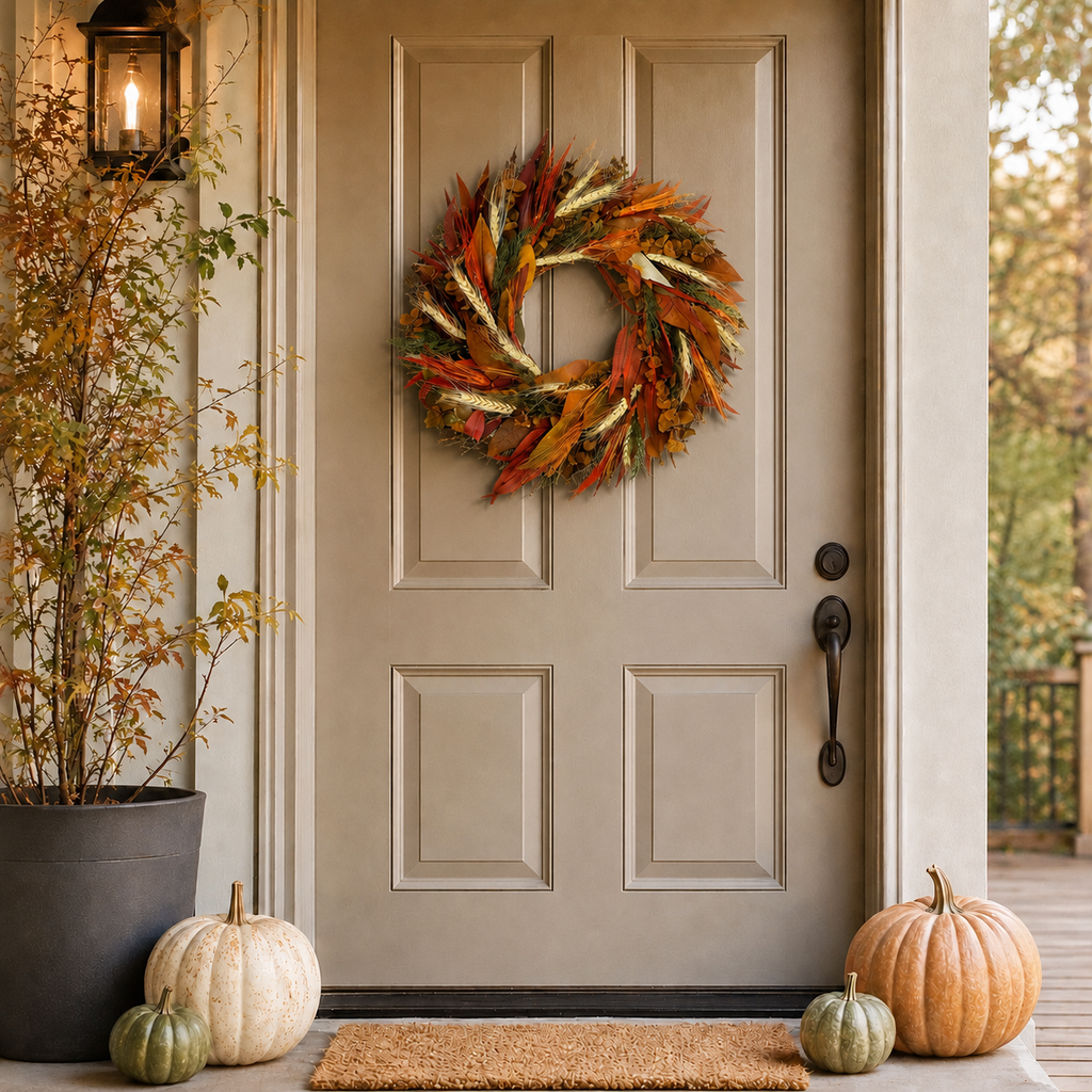 The Autumn Ember Wreath 18"
