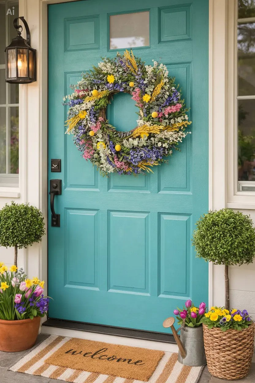 Wildflower Fields Wreath, 18"