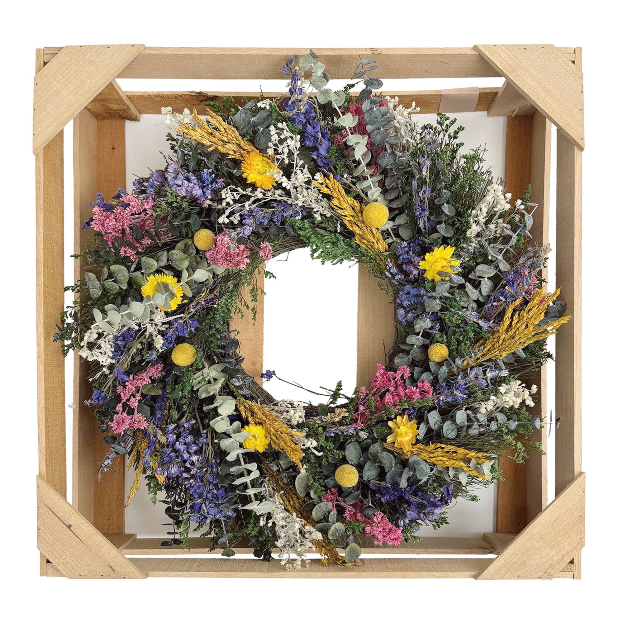 Wildflower Fields Wreath, 18"