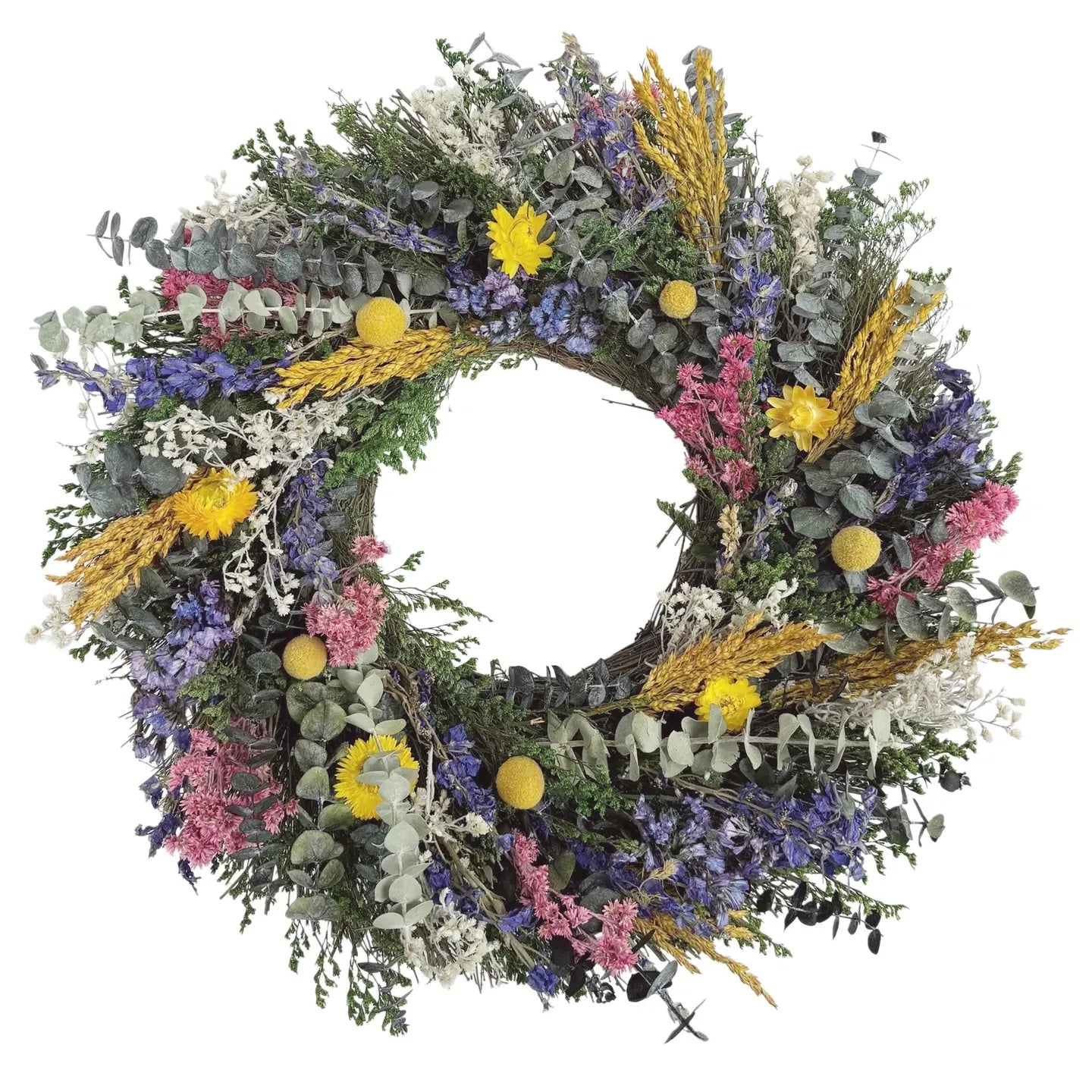 Wildflower Fields Wreath, 18"