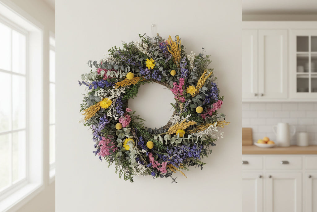 Wildflower Fields Wreath, 18"