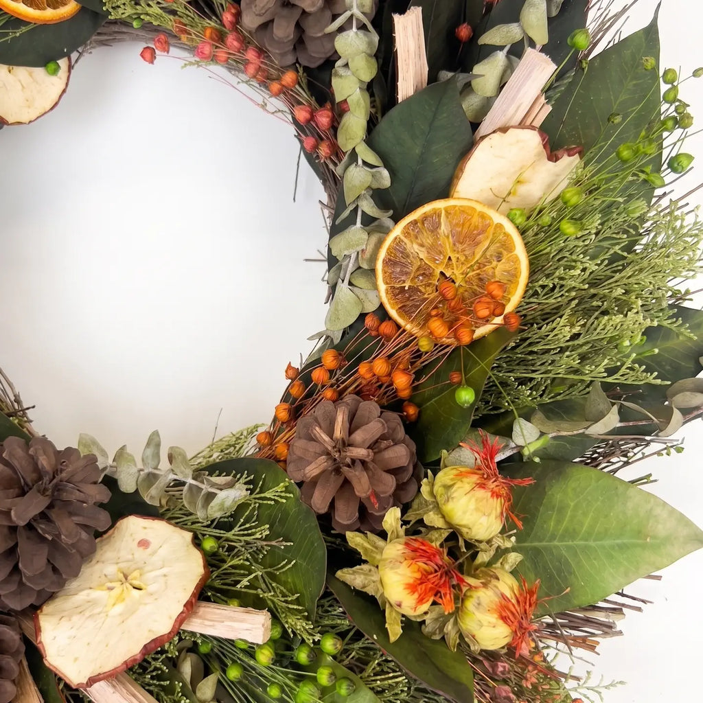Country Citrus Fall Wreath