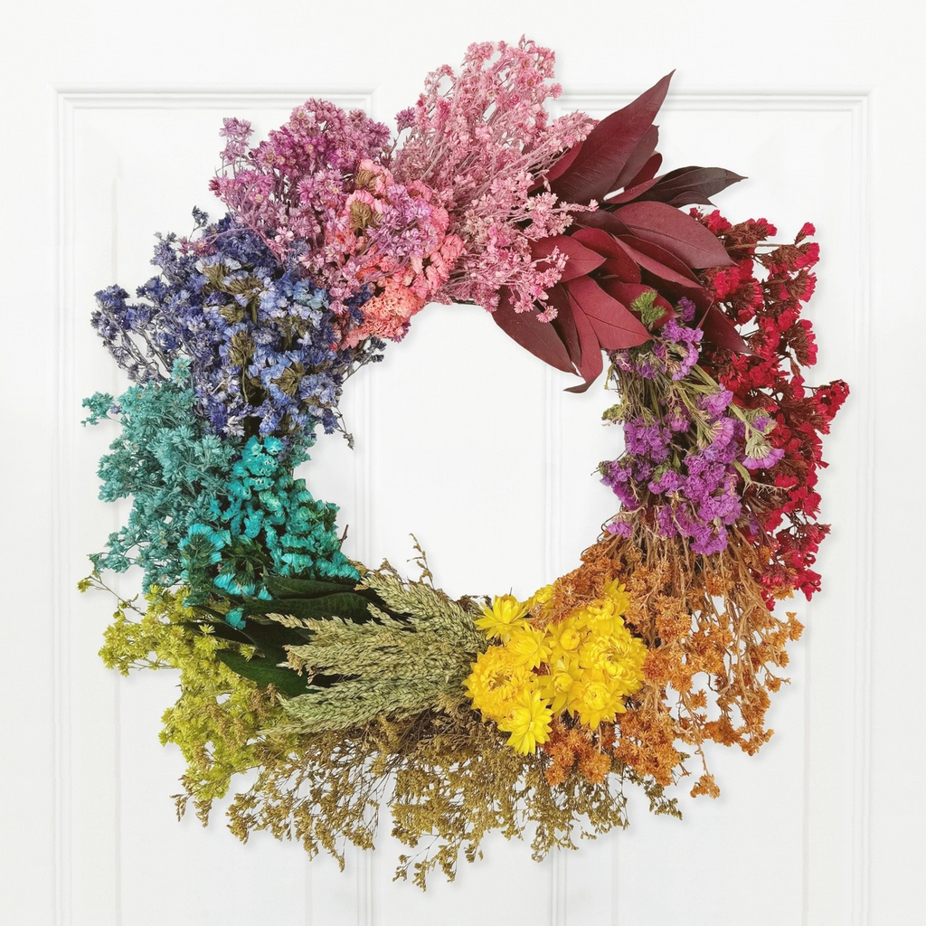 The Kaleidoscope Wreath 18"